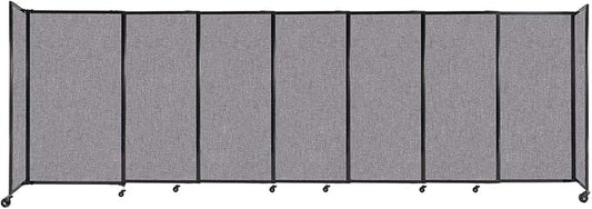 Versare Straightwall Sliding Portable Wall Partition | Freestanding Office by VERSARE
