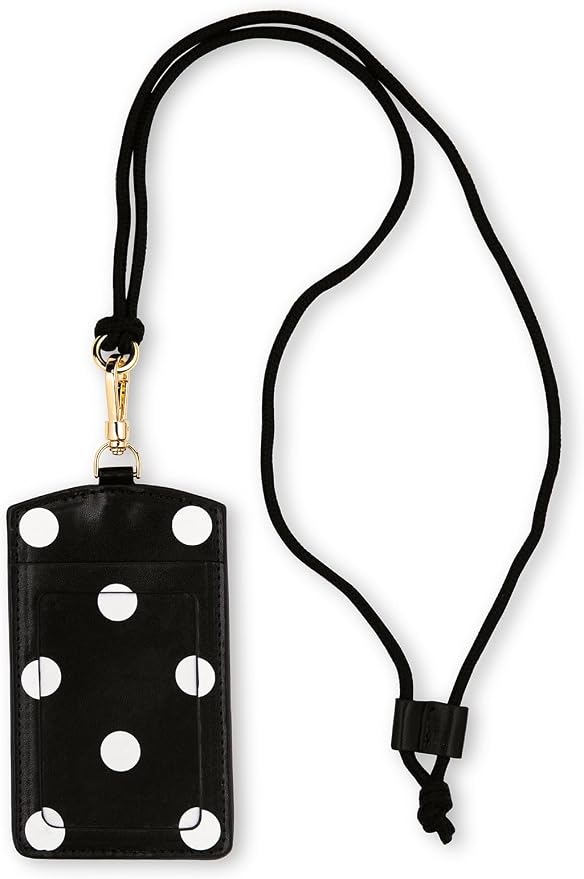 kate spade new york ID Badge Holder Lanyard, Picture Dot | Leatherette Work Key by Unknown