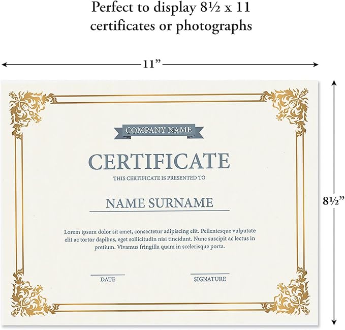 Fine Stationery Walnut Certificate Award Plaque - Image 3