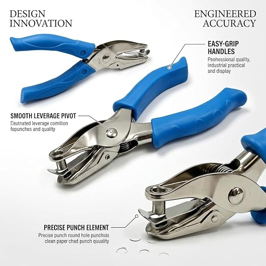 Round Single Hole Punch 1/4” Paper Hole Puncher - Image 4