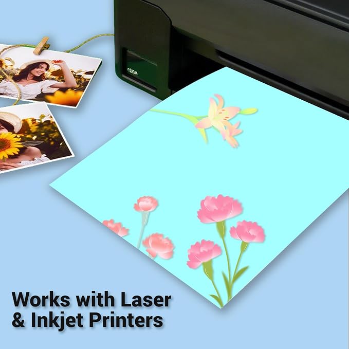 Cardstock 8.5 x 11, 10 Colors Colored Printer Paper 75 lb/200 gsm, 120 Sheets - Image 5