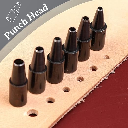 TLKKUE Adjustable Leather Hole Punching Tool Automatic Puncher - Image 6