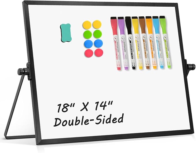 Double-Sided Magnetic White Board by AMUSIGHT