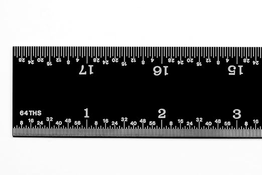 PEC Tools 18" Rigid Metal Ruler, Stainless Steel - Image 4