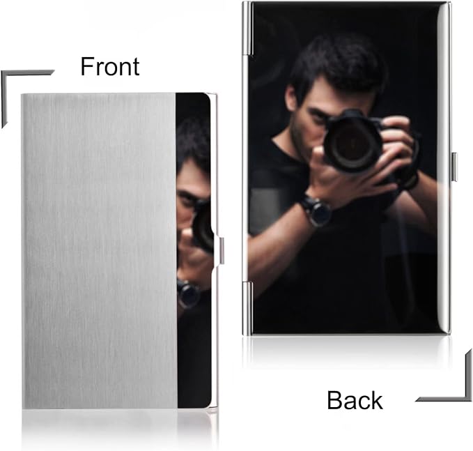 Business Card Holder, Slim Business Card Case - Image 4