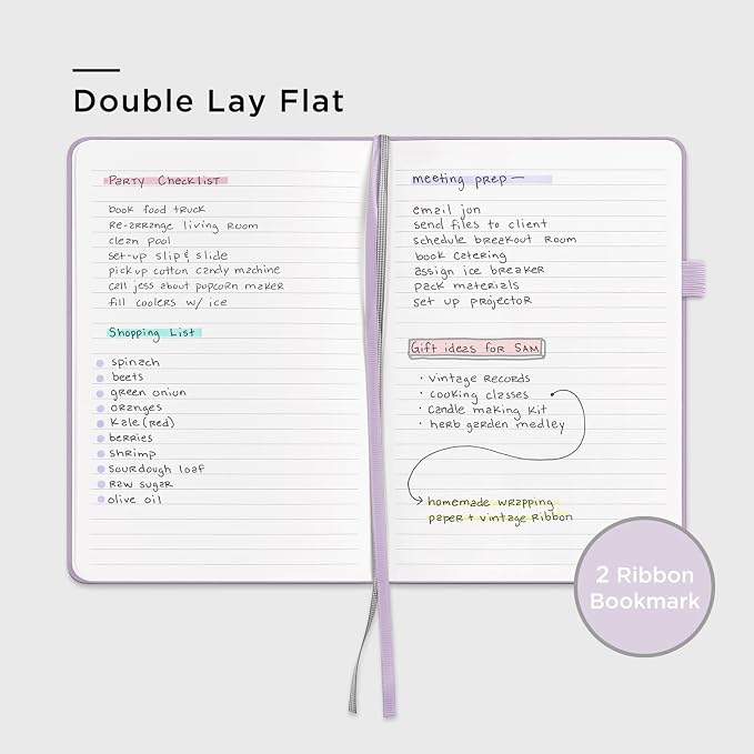 &And Per Se Lined Journal Notebook, 160 Pages, A5 5.7 x 8 inches College Ruled - Image 3