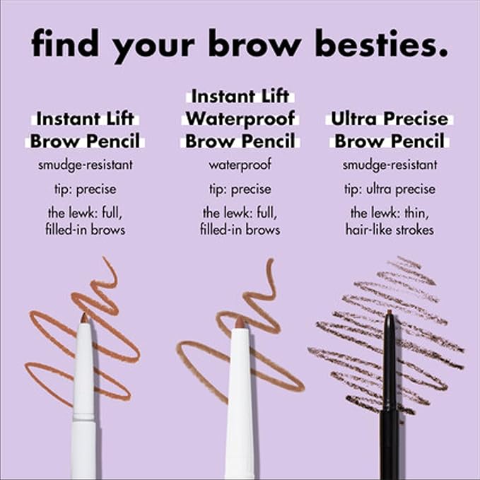 e.l.f. Instant Lift Brow Pencil, Dual-Sided, Fine Tip, Fills Brows, Neutral - Image 6