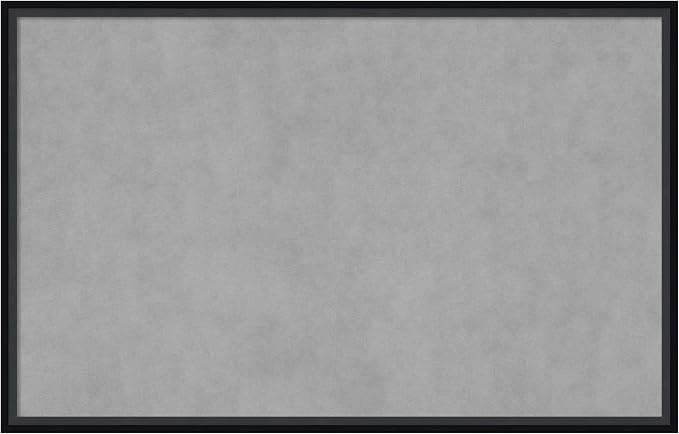 Amanti Art Black Framed Magnetic Board 21x33 Large Vision Board by AmantiArt
