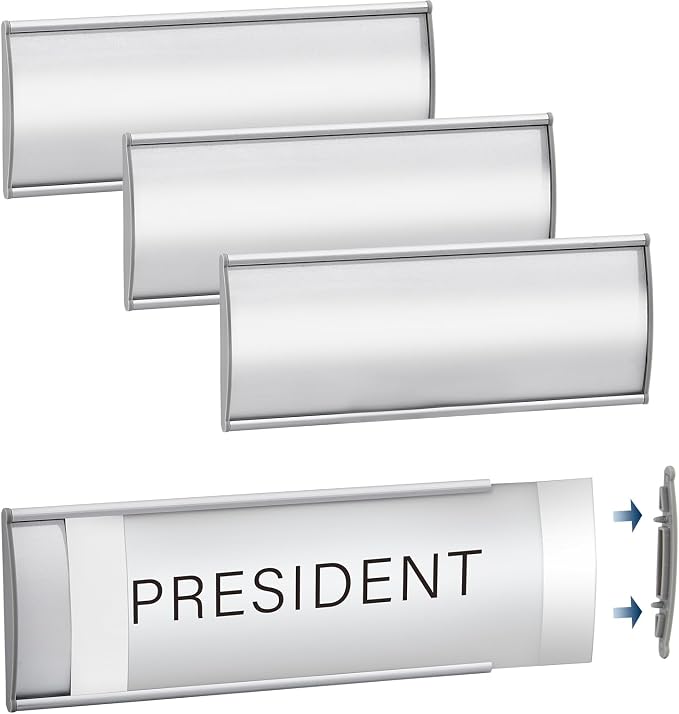 Plecterco 4 Pcs Office Door Signs by Unknown