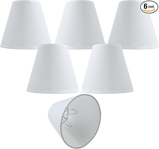 TAaMTYH small lamp shade chandelier shades set of 6，Fabric Lampshade by Unknown