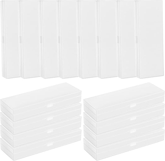 Fainne 24 Pcs Plastic Pencil Case Bulk Pencil Boxes Plastic Stationery Case by Fainne