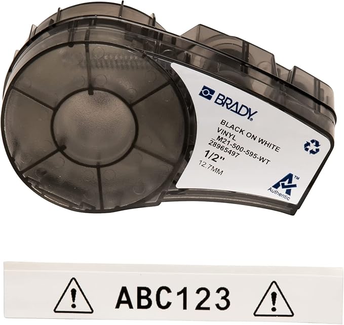 Brady Authentic All-Weather Vinyl Label by BradyCorp