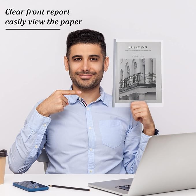 BBTO 100 Pcs Clear Report Covers - Image 5