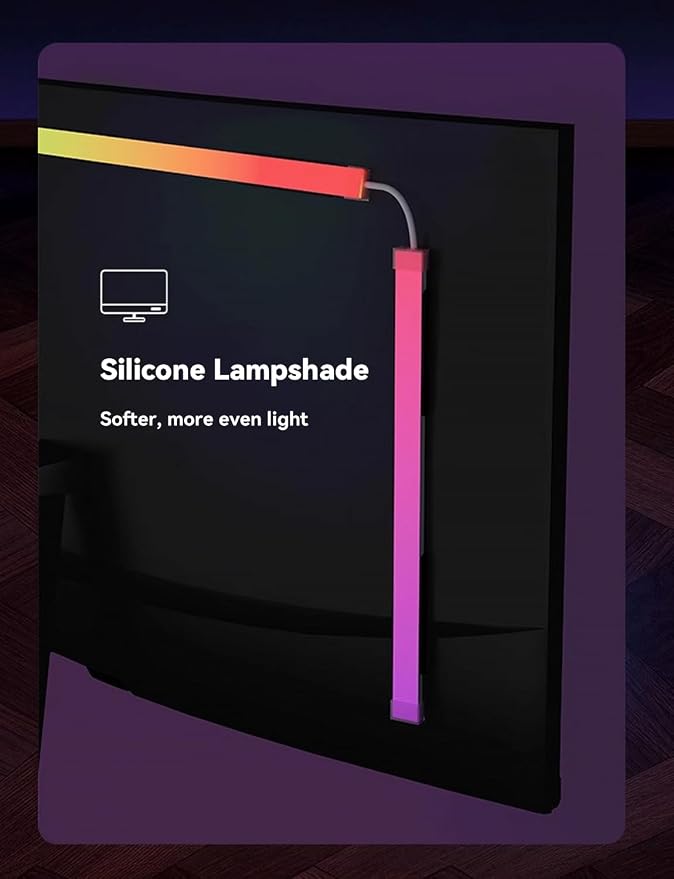 Monitor LED Backlights for PC & Mac, RGBIC LED Strip Lights that Sync - Image 8