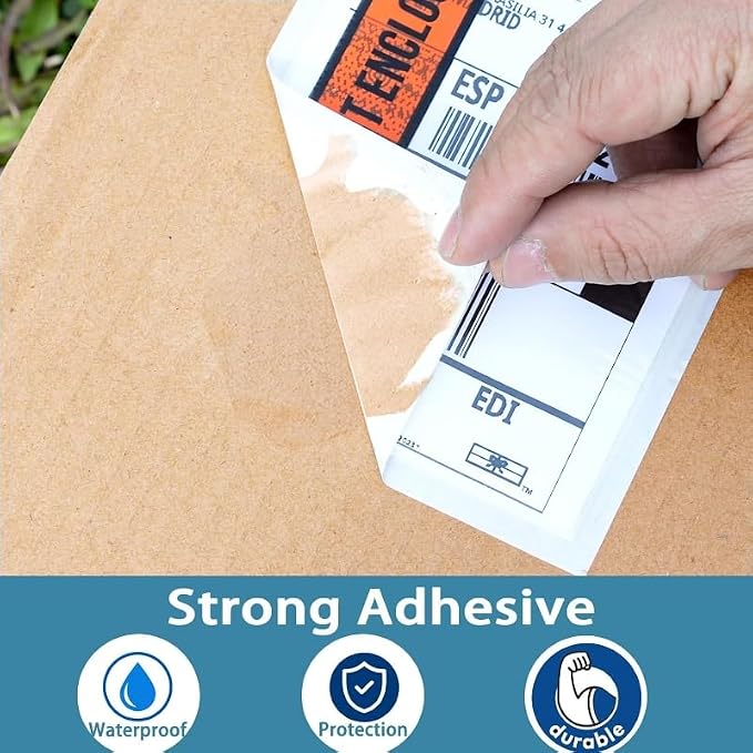 1000pcs 7.5"x5.5" Packing List Envelopes Self-seal Packing Slip Envelope - Image 6