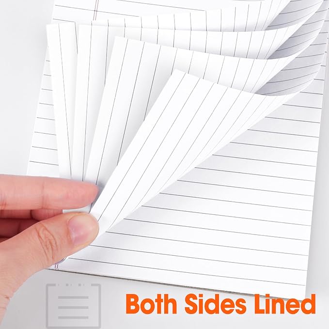 YesBes 32 Pack Note Pads Bulk, Small Legal Pads 5" x 8" Narrow Ruled Lined - Image 3