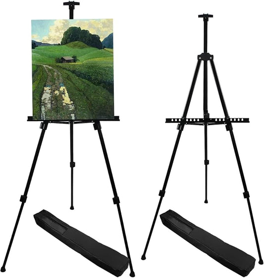 Art Artist Easel Stand for Displaying, RRFTOK Metal Tripod Adjustable Easels by RRFTOK
