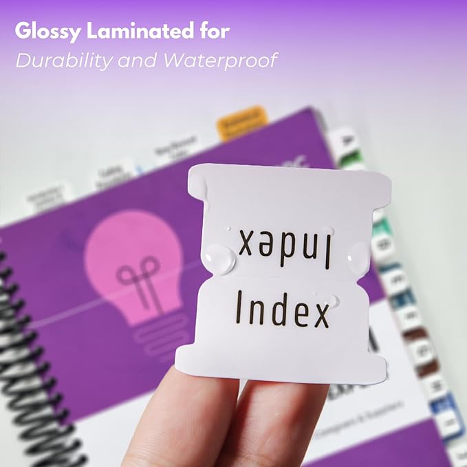 Index Tabs for HCPCS Level II Expert 2025 Codebook - Easy Navigation for Medical Coding Books (for AAPC Version)-DeskLoop Office