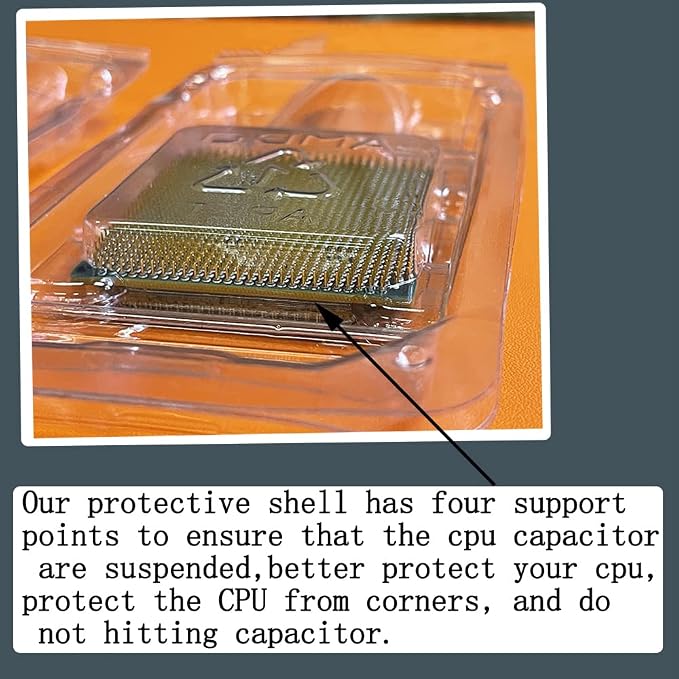 10pcs AMD CPU Protective Thicken Plastic Clamshell Case Trays Suitable - Image 3