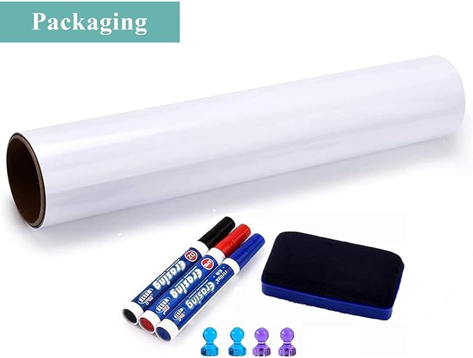 Huge Self-Adhesive Whiteboard Sticker: 72" x 40" Magnet Receptive Dry Erase - Image 5