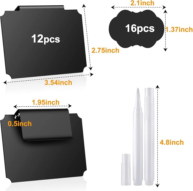 12PCS Basket Labels, Premium Bin Basket Labels Clip On, Pantry Basket Labels - Image 4