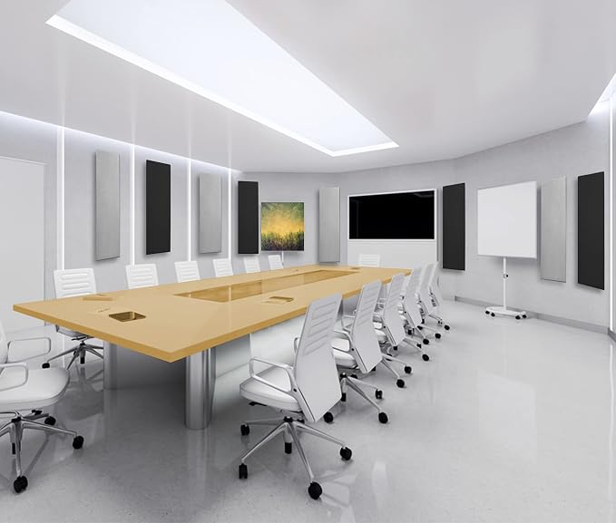 Tönnen Acoustic Panel Gray | Fiberglass 2-pack | Professional sound absorbing - Image 2