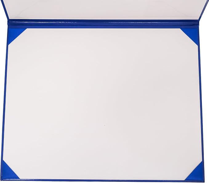 GraduationMall 11"x14" Imprinted Padded Diploma Cover Certificate Holder Royal - Image 4