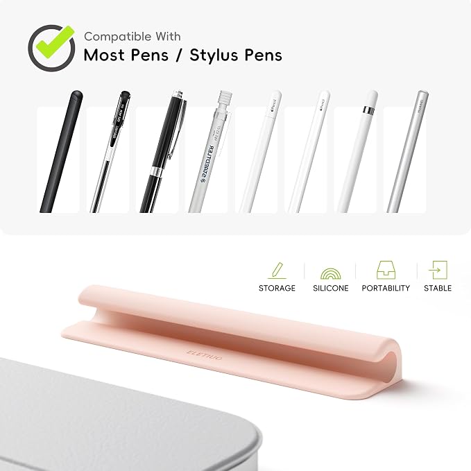 ELETIUO Silicone Pencil Holder Sleeve, Compatible - Image 2