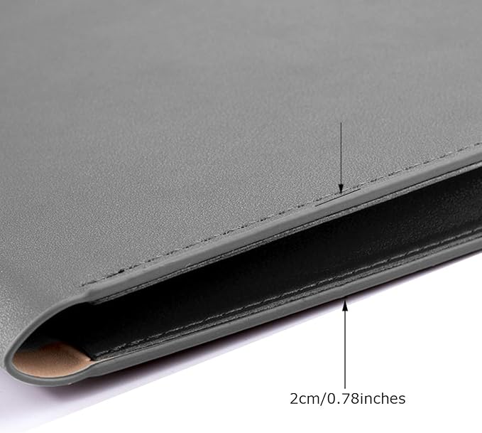 PU Leather A4 File Folder Document Holder Waterproof Portfolio Envelope Folder - Image 4