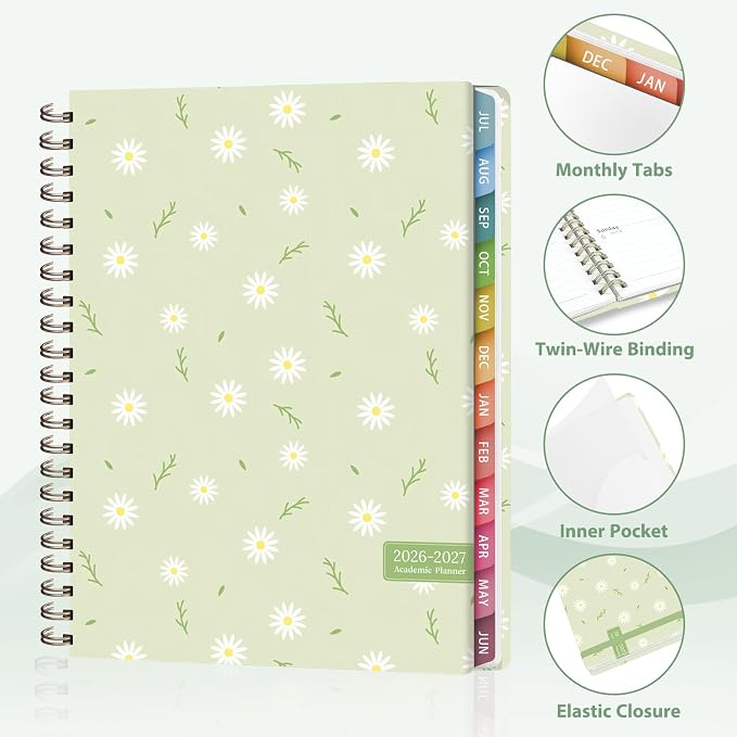 Planner 2026-2027, Weekly and Monthly Academic Year Calendar Planner, July 2026 - Image 4