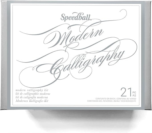 Speedball Modern Calligraphy Kit, Featuring Pen Holder, Tips Ink, Calligraphy by SpeedballArt
