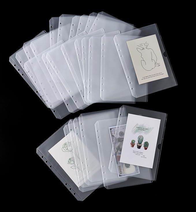 Umsicht 25pcs A5 Binder Pockets - Image 2