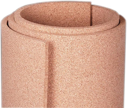 Manton Cork Premium Cork Roll - 4' x 4' x 1/2", 100% Natural Facing Grade Material for Bulletin Boards, Decorative Photo and Message Push Pin Displays - Perfect for Home, School, and Office-DeskLoop Office
