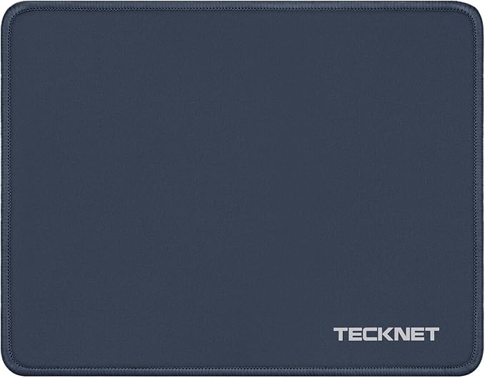 TECKNET Mouse Pad with Anti-fray Stitchin, Waterproof Surface & Non-Slip Rubber by Tecknet