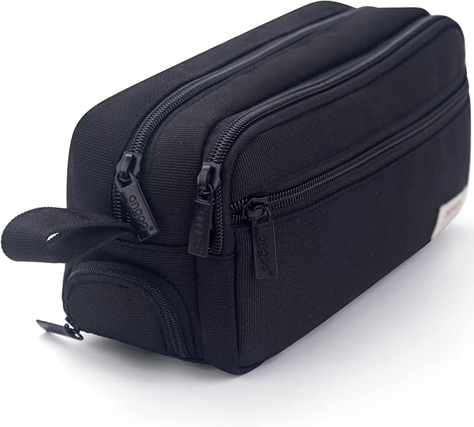HVOMO Large Pencil Case High Capacity Holder Box Storage bag Desk Organizer Marker Pouch Pen For Middle School Office College Adult Girl and Boy(Black)-DeskLoop Office