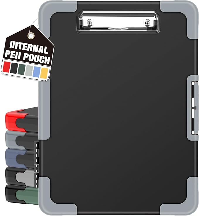 Sooez Toughest Clipboard with Storage, Internal Pen Pouch Included, Letter/ A4 by Sooez