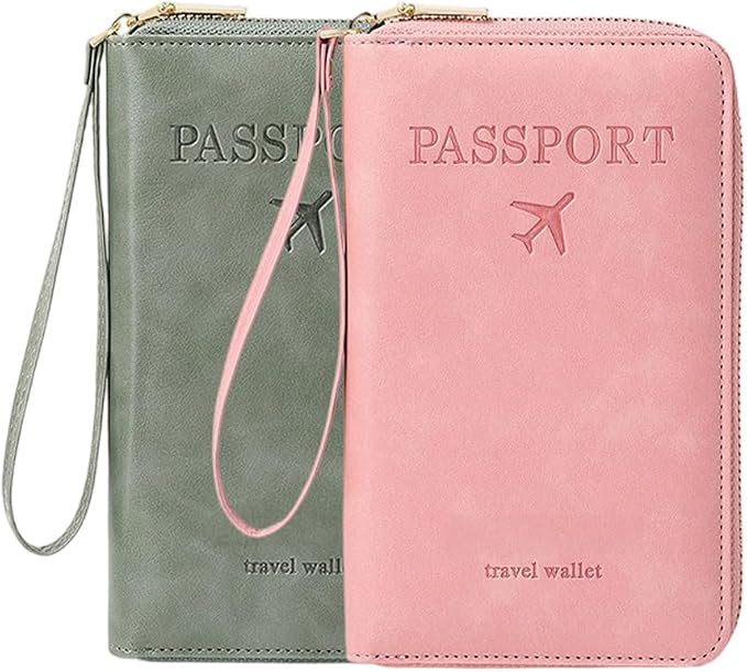 Multi-Functional RFID Passport Wallet, RFID Passport Holder by LECDOA