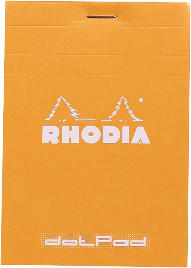 Rhodia Head Stapled Pad, No12 A7+, Dot by Rhodia