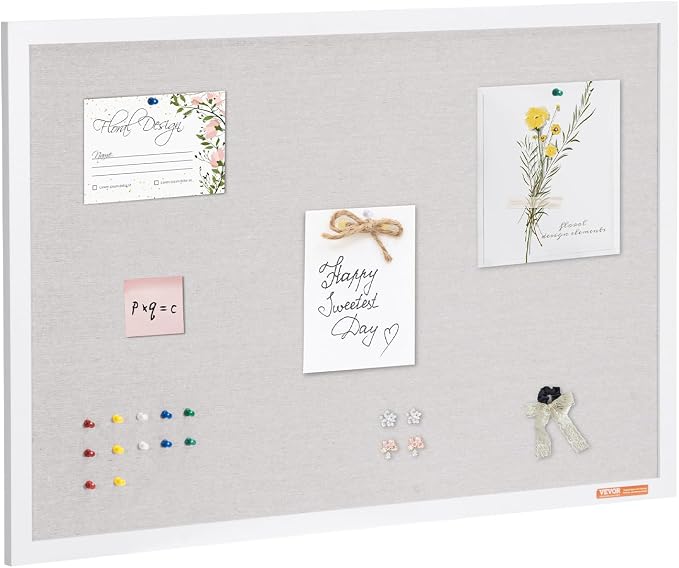 VEVOR 36"x24" White Cork Board by VEVOR