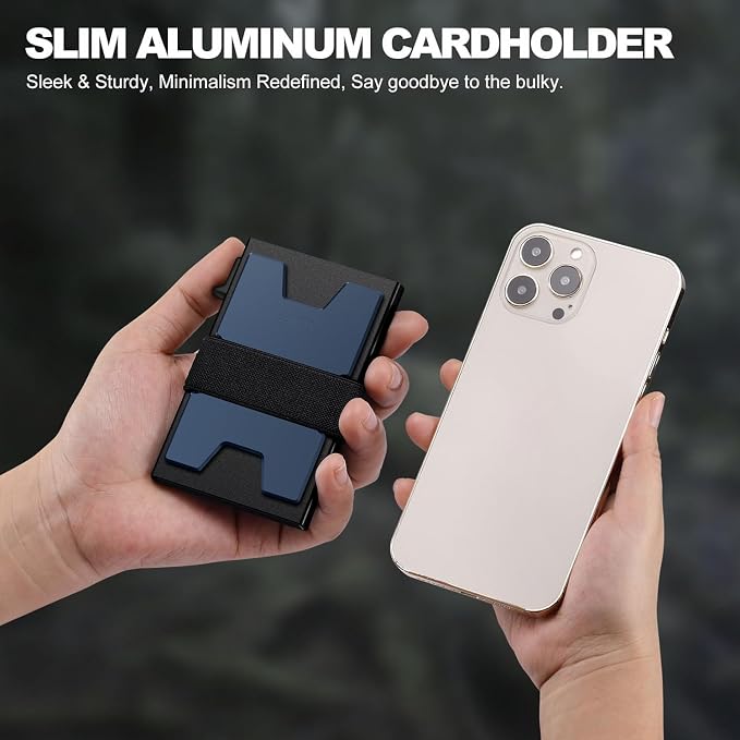 SEMORID Slim Aluminum Card Holder Wallet - Image 2