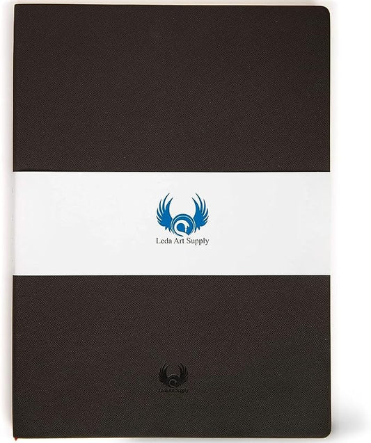 Leda Art Supply Large Sketchbook 160 Pages Softbound Cover Sketchbook by LedaArtSupply