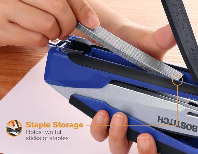 Bostitch Office InPower Spring-Powered Premium Desktop Stapler - Image 3