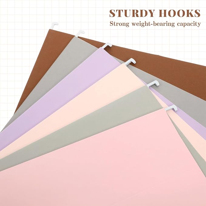 12 Pack Decorative Hanging File Folders, Letter Size - Image 4