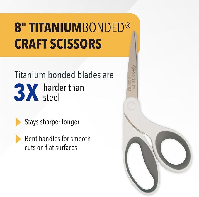 Westcott 8" Bent Craft Scissors - Image 2