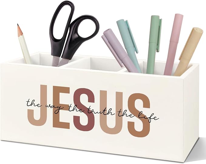 SNNDER Retro Christian Pen Holder by Unknown