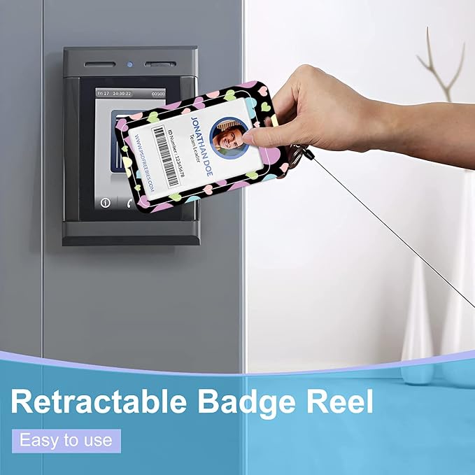 Badge Lanyard, Retractable Badge Holder - Image 5