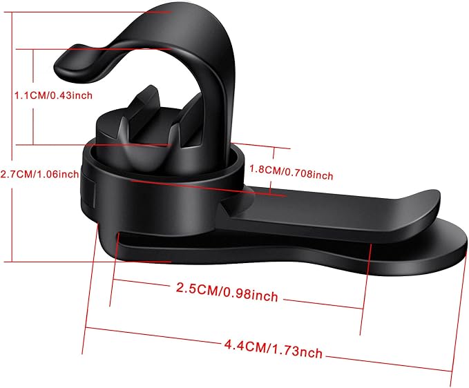 Moxweyeni 3 Pcs Bladder Clip Water Tube Hydration Hose Magnetic Clip Military - Image 3