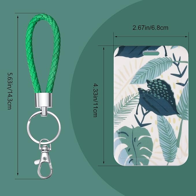 ID Card Badge Holder Key Chain - Image 2