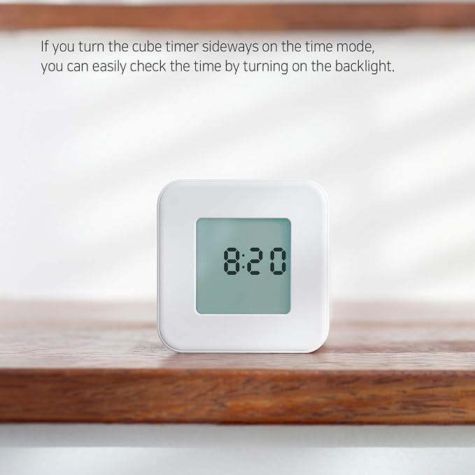 mooas Multi Clock Time Cube Timer, Alarm & Backlight Desk Productivity - Image 4