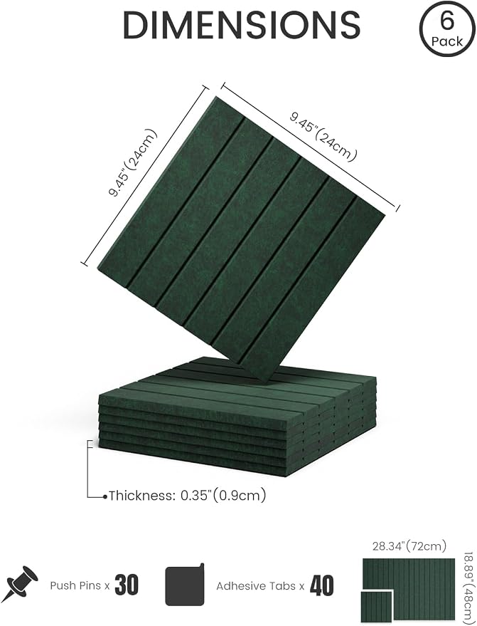Felt Bulletin Board Tiles -28"x18" - Image 2